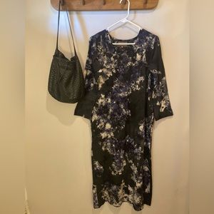 Bel Kazan midi cocoon dress.